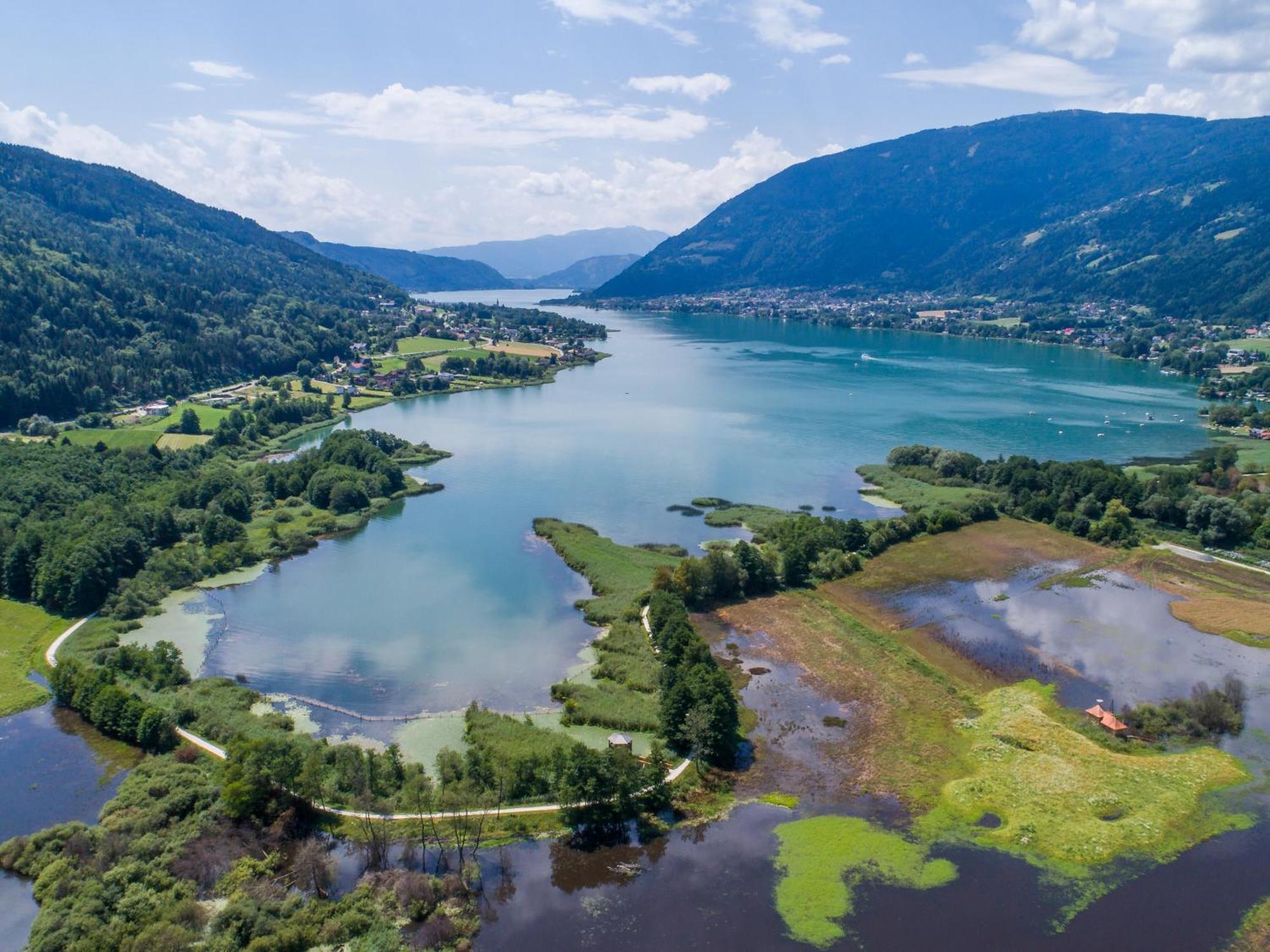 Direkter Seezugang Am Ossiacher See, Radfahren, Wandern & Erlebniscard Villach Kültér fotó